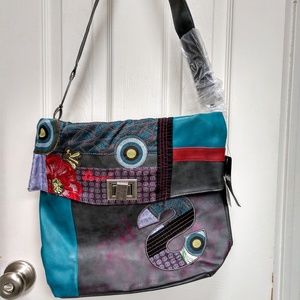 Desigual Slouchy Messenger Shoulder Bag NWT